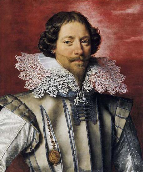 POURBUS, Frans the Younger Portrait of a Frenchman oil painting image